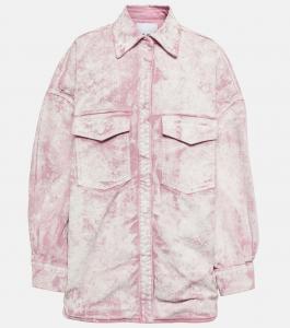 Джинсовая куртка The Attico, розовый