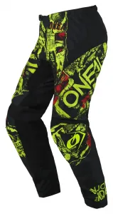 Штаны для элементарной атаки O'Neal, черный/ярко-желтый