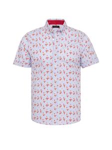 Рубашка на пуговицах классического кроя By Diess Collection, светло-голубой