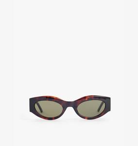 Солнцезащитные очки Body Bumpin с прямоугольной оправой из поликарбоната Le Specs, цвет tort