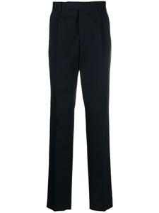 Zegna прямые брюки строгого кроя, синий