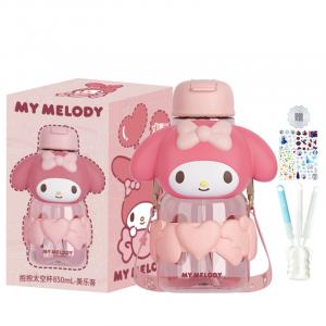 Чашка пластиковая Hello Kitty 850 мл Sanrio, Hug Space Cup-My Melody+Stickers+Cup Brush