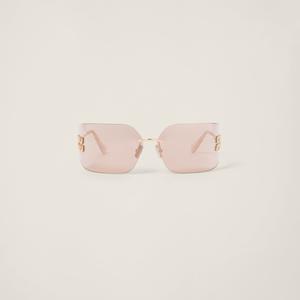 Солнцезащитные очки Aube MIU MIU, розовый