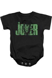 Gildan Детский комбинезончик черного цвета с надписью "Бэтмен Джокер"