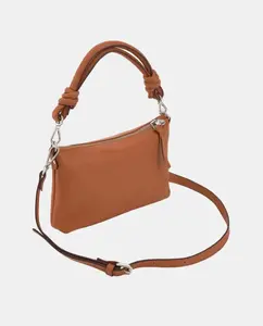 Средняя кожаная сумка Сумка Zubi, коричневый