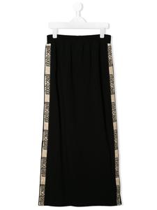 Юбка с логотипом Roberto Cavalli Junior, черный