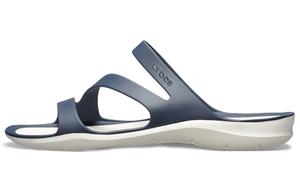 Шлепанцы женские Синие/Белые Crocs