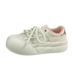 JimiXiong Женские скейтерские кроссовки розовые, цвет Pink