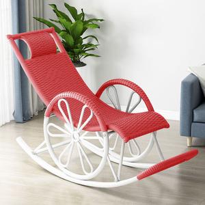 Yu Senyi Качающееся кресло из ротанга, улучшенная двухслойная версия pink