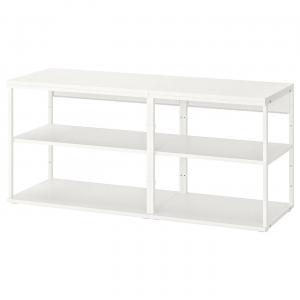 Открытый стеллаж PLATSA IKEA, 140x40x63 см, белый