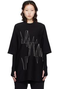 Футболка Moncler + Rick Owens Jumbo SS, черный