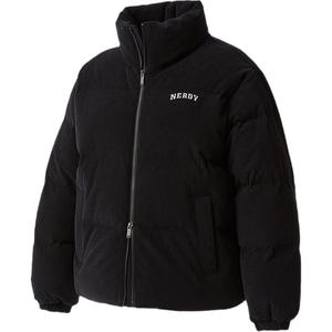 Nerdy Куртка пуховая унисекс черная, Black