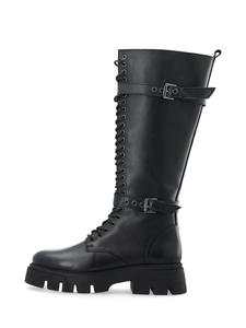 Ботинки на шнуровке черного цвета Bianco