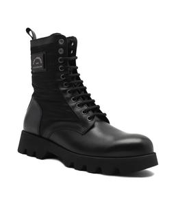 Ботинки мужские Karl Lagerfeld кожаные на шнуровке, черный