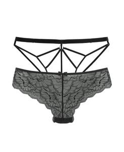 Женские стринги (2 шт в упаковке) LASCANA, Bk