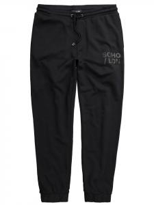 Men Plus Длинные спортивные штаны черного цвета