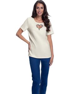 Рубашка кремового цвета Heine