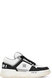 Белые и черные кроссовки MA Quad из нубука с тиснением MA-1 AMIRI
