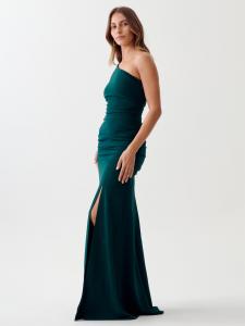 BWLDR Платье 'Gena' в темно-зеленом цвете