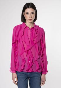 Блузка на пуговицах FRILLED INFLUENCER, розовый