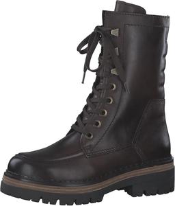 Женские современные ботинки на шнуровке MARCO TOZZI, Coffee