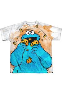 Футболка с коротким рукавом для детей Sesame Street "Cookie Crumbs" Gildan, белый