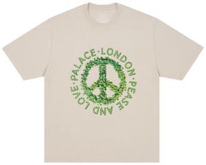 Футболка Palace Pease And Love, серый