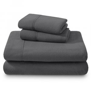 Комплект простыней из флиса Bare Home, серый