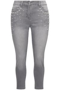 Джинсы скинни MIAMODA Skinny Jeans, серый деним