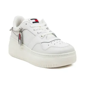 Кожаные кроссовки Tommy Hilfiger, экрю