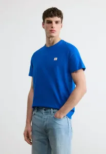 Футболка классическая с значком, базовая футболка Calvin Klein Jeans, Classic Blue