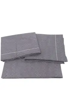 Комплект постельного белья Jo с узором зигзаг Missoni Home, серый