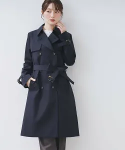 Тренч Машинная стирка/Водоотталкивающий/Защита от пыльцы (XS-3L) Index, цвет Navy(094)