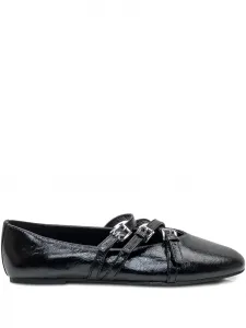 Балетки с пряжкой Michael Michael Kors, черный