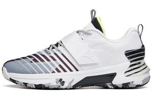 Баскетбольные кроссовки Sweep мужские с низким верхом, белые/серые с углеродным волокном Anta