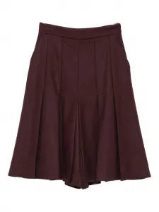 Плиссированные шорты JOSEPH, коричневый