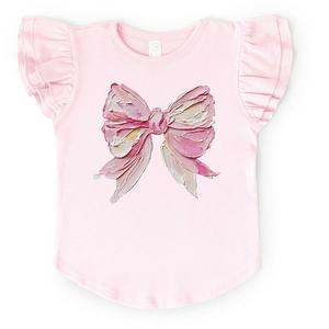 Футболка с рукавами-фонариками и принтом в виде бантика The Juniper Shop, Ballerina