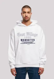 Толстовка F4NT4STIC " East Village Manhattan OVERSIZE HOODIE ", принт, белый