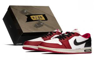 Кроссовки Air 1 Vintage баскетбольные унисекс низкие Black/White/Red Jordan, White Black Red