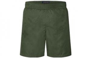 Новые квартальные продукты LV Casual Shorts Men Green Louis Vuitton, зеленый