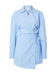 Платье-рубашка Monki, светло-синий