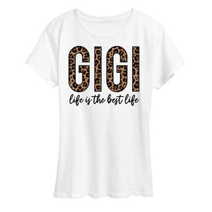 Женская футболка Gigi Life Is The Best Life с рисунком, белый