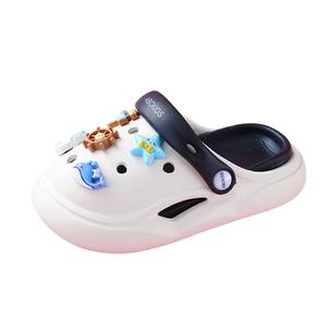 Детские тапочки: нескользящие, износостойкие, дышащие, легкие, амортизирующие ABC KIDS, белый/черный