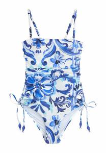 Купальник Next Swimsuit, White Blue Porcelain/Light Blue