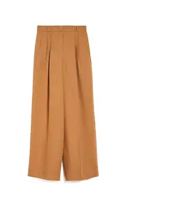 Широкие брюки Дилетта Weekend Max Mara, коричневый