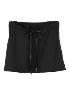 Юбка мини с кулиской Loewe, черный