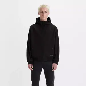 Бомбер с худи и мягкой оболочкой Levi's, черный