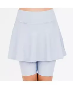 Женская юбка-шорты для плавания средней длины Calypsa, синий