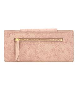 Тонкий длинный кошелек Dantel Purse с боковыми вставками