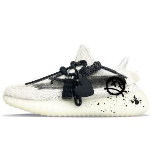 Кроссовки Yeezy Boost 350 V2 Lifestyle унисекс с низким верхом черного цвета Adidas Originals